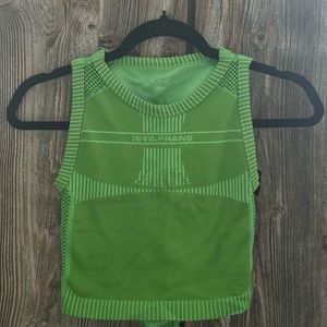 Urban outfitters green open back tank top size S